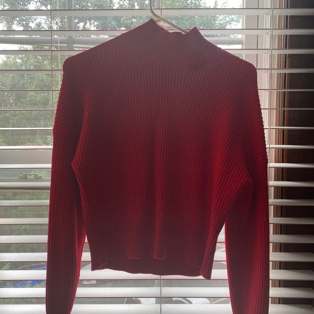Red J. Crew Sweater Cherry Red - Xs